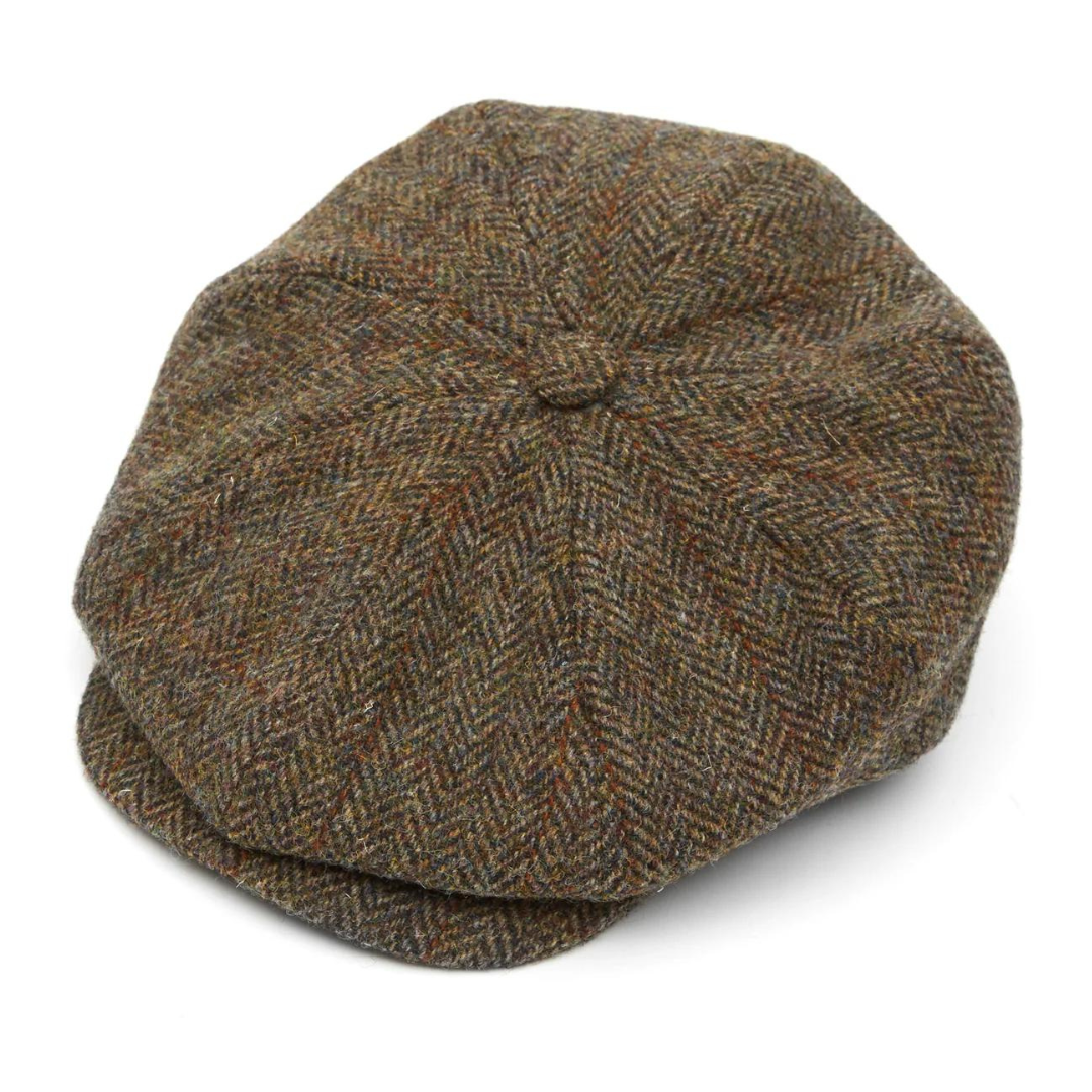 Ruda Harris Tweed 8 dalių kepurė