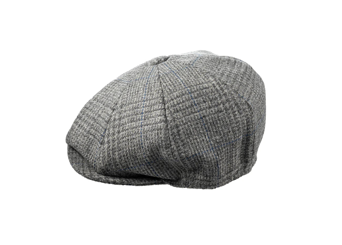 Pilka 8 dalių kepurė