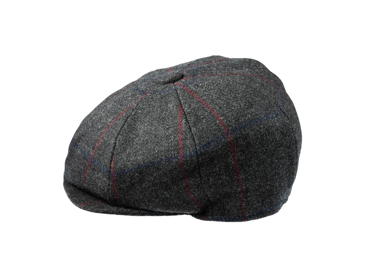 Pilka 8 dalių kepurė