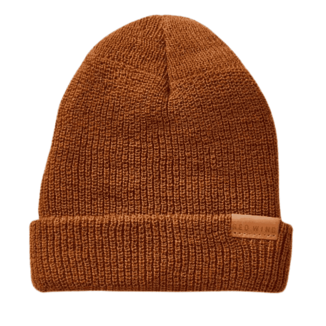 MERINO WOOL KNIT CAP BEANIE – copper