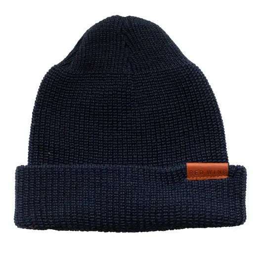 Merino Wool Knit Cap Beanie – Navy