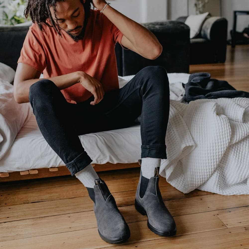 Steel Grey Chelsea Boots 1910