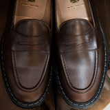 SOLOVAIR Gaucho Crazy Horse Penny Loafer