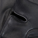 Dents juodos odinės pirštinės