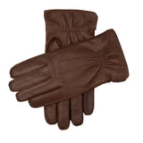 Dents rudos odinės pirštinės