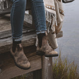 Rustic Brown Chelsea Boots 585