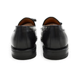 Juodi Odiniai Tassel Loaferiai 8491