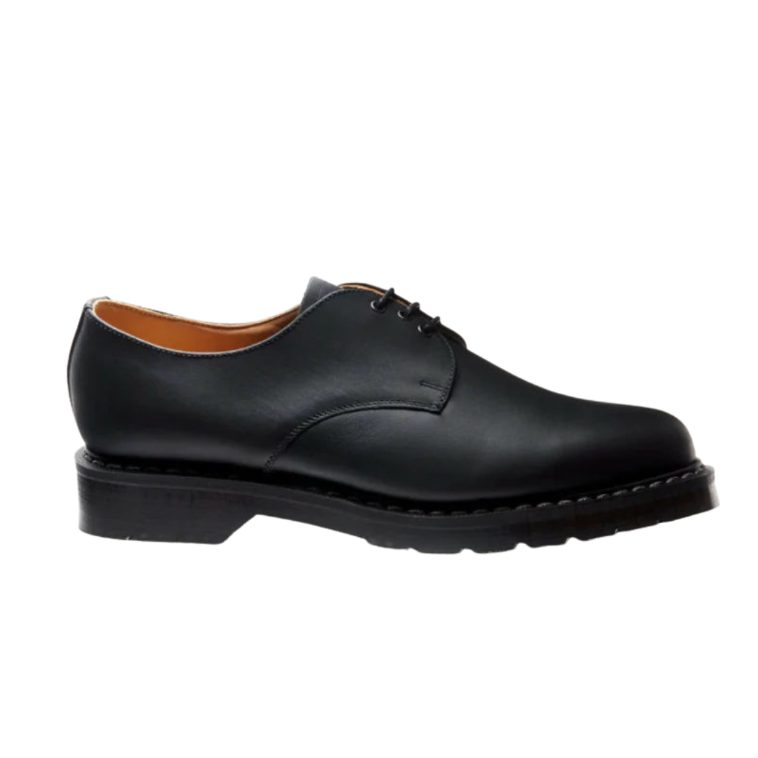 Black Greasy Gibson Shoe