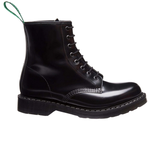 Black Hi-Shine 8 Eye Derby Boot