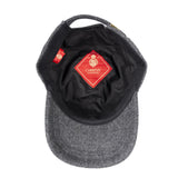 Pilka vilnos kepurė