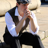 Harris Tweed Driver Cap