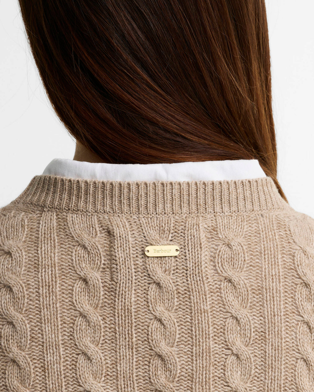 Ashdown Relaxed Wool-Blend Cable-Knit Jumper