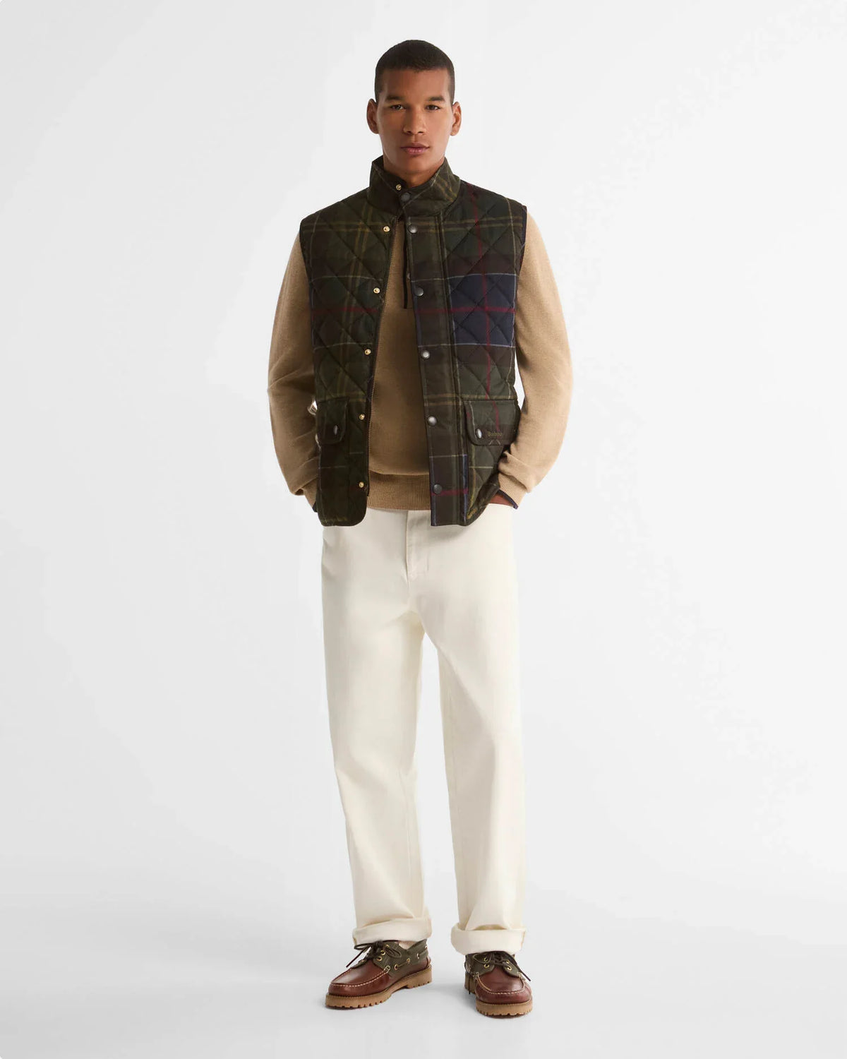 Icons Tartan Lowerdale Quilted Gilet