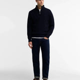 Essential Quarter-Zip Jumper Classic Navy
