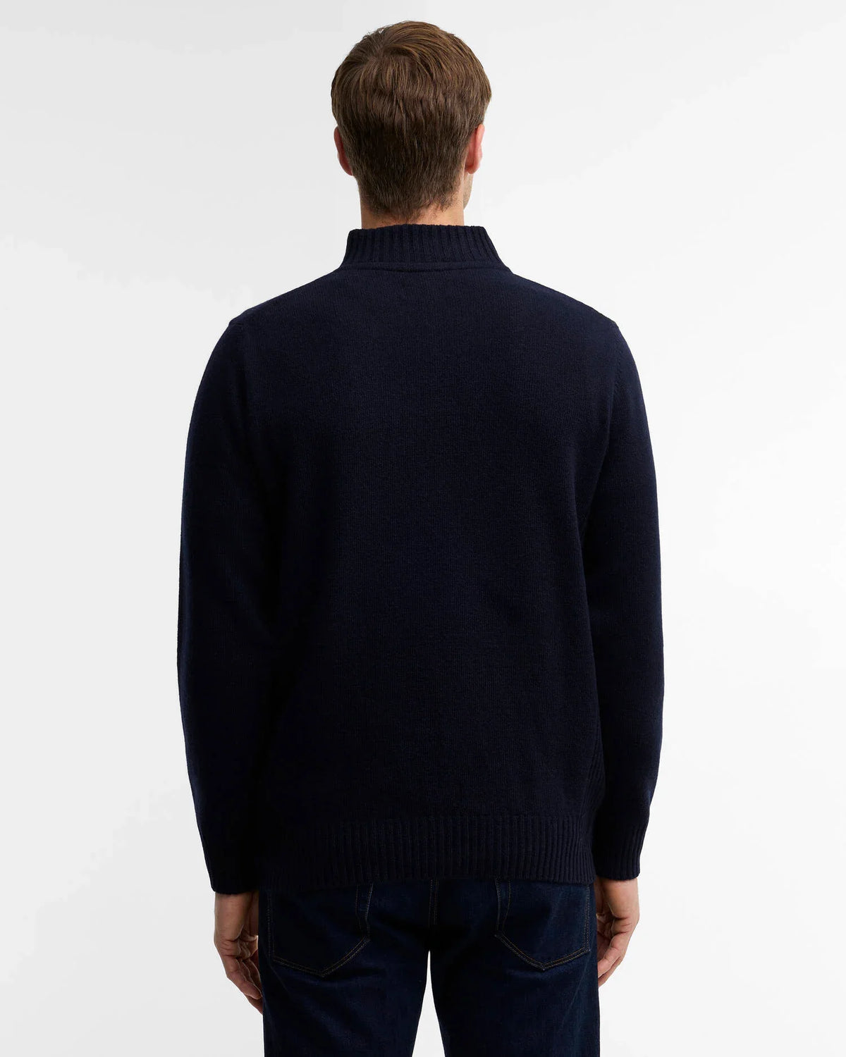 Essential Quarter-Zip Jumper Classic Navy