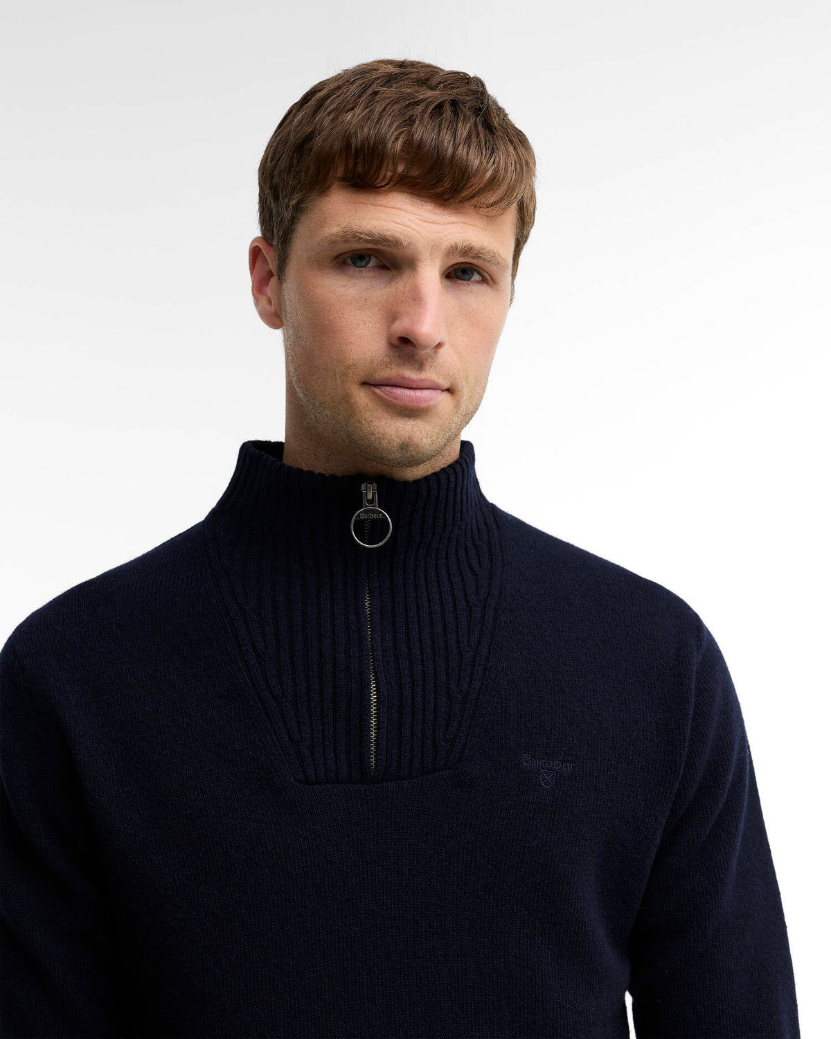 Essential Quarter-Zip Jumper Classic Navy
