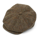 Ruda Harris Tweed  8 dalių kepurė