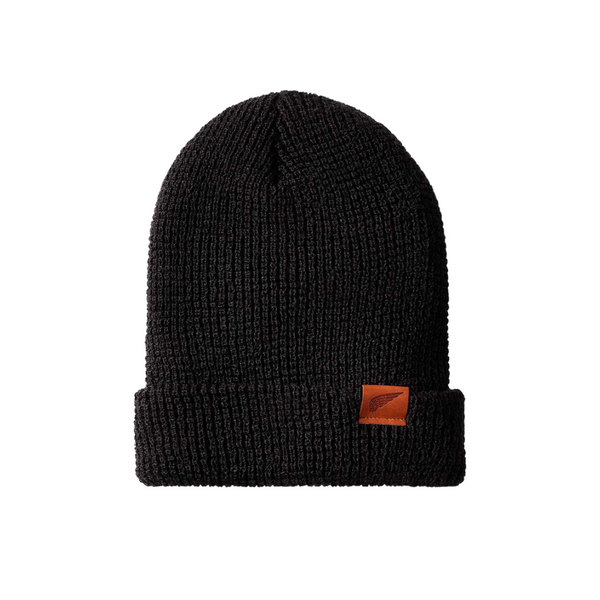 Shaniko Waffle Knit Beanie Black
