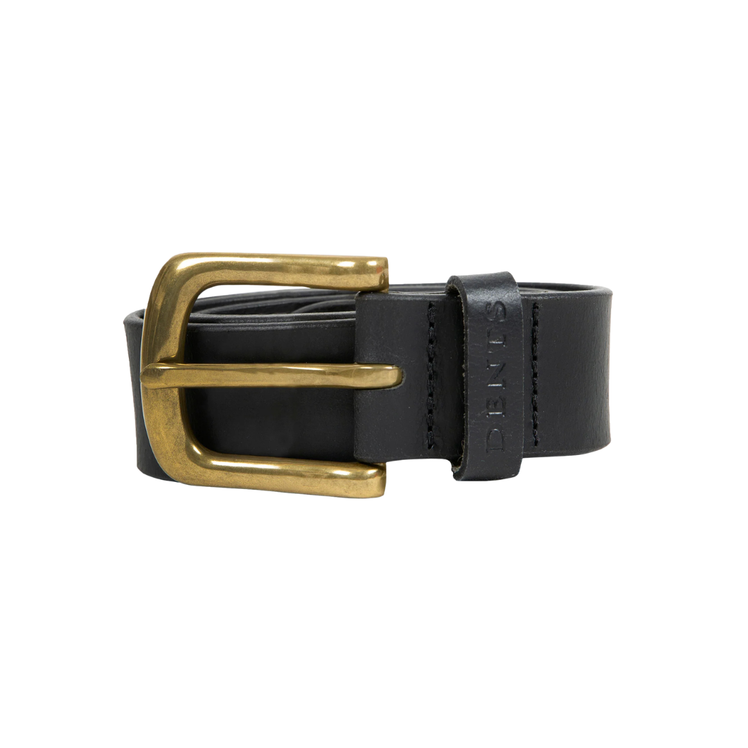Juodas Smooth Leather Diržas