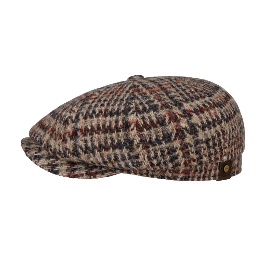 Hatteras Virgin Wool Flat Cap Beige