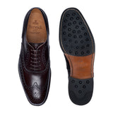 Odiniai tamsiai rudi oxfordai 5451