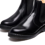 Solovair Black Hi-Shine Dealer Boot