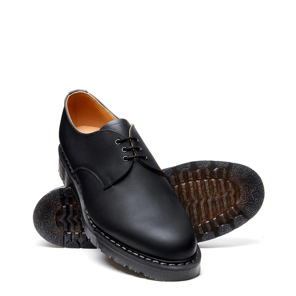 Black Greasy Gibson Shoe