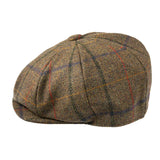 Ruda 8 dalių kepurė