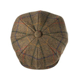 Ruda 8 dalių kepurė