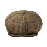 Ruda 8 dalių kepurė