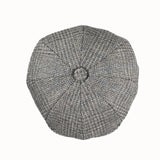 Pilka 8 dalių kepurė