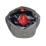 Pilka 8 dalių kepurė