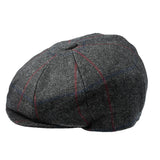 Pilka 8 dalių kepurė