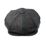 Pilka 8 dalių kepurė