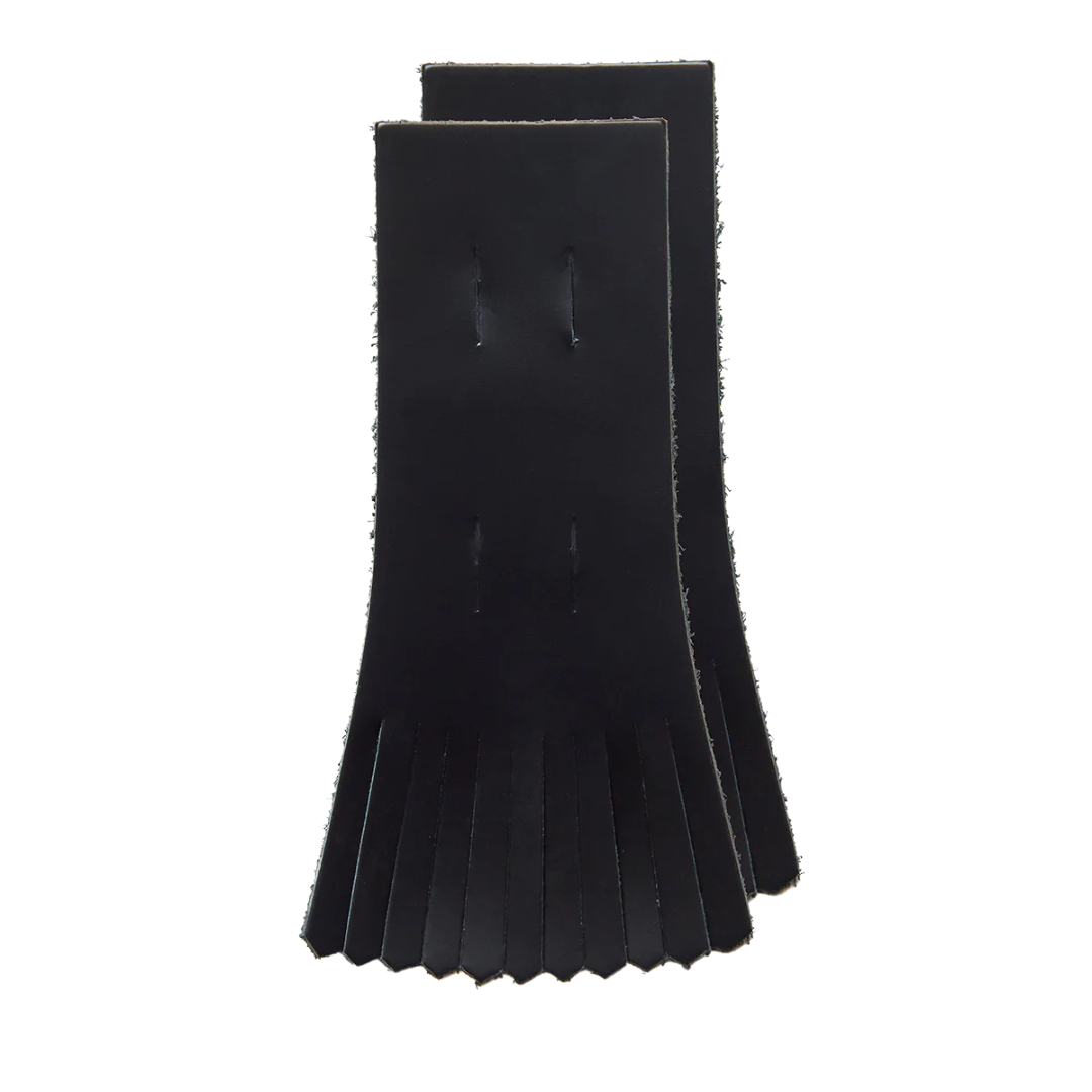 Black Hi Shine Boot Kiltie