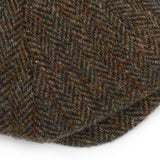 Ruda Harris Tweed  8 dalių kepurė