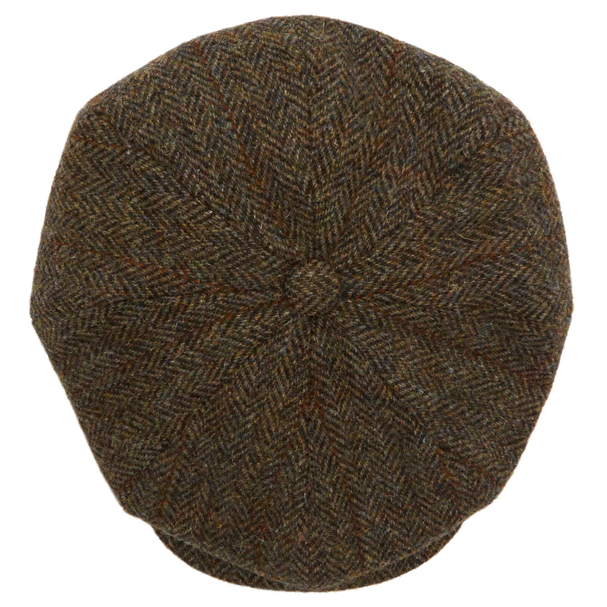 Ruda Harris Tweed  8 dalių kepurė