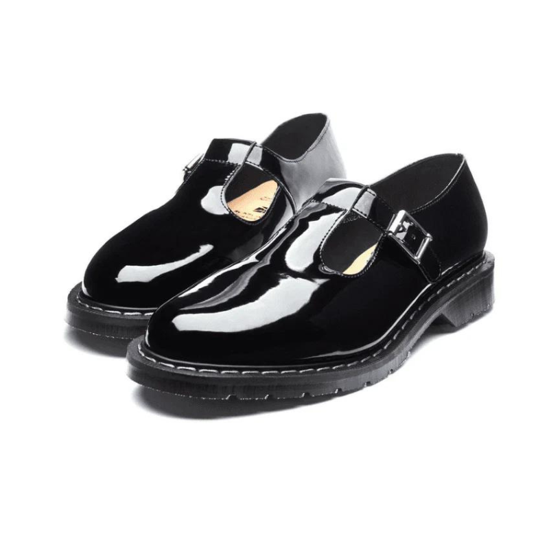 Solovair juodi Patent Mary Jane batai