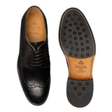 Juodi odiniai derbiai brougsai BE3681K2