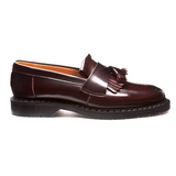 Solovair Burgundy Rub-Off Tassel Loafer