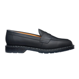 Black Greasy Penny Loafer