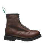 Solovair Gaucho Brown Grain 8 Eye Derby Boot